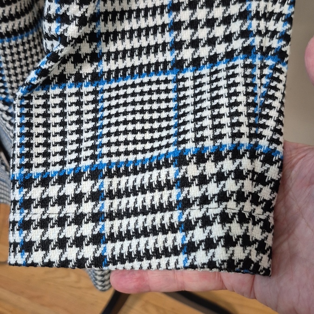 J. Jill Long Plaid Duster Plaid Jacket w Pockets Sz M Petite - Picture 7 of 15